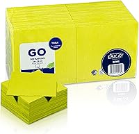 Vista 28 de Servilletas de cena negras, servilletas de papel desechables de 3 capas - para bar, cenas, bodas, cumpleaños, hechas en la UE, (125 unidades)