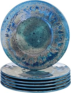 Certified International Radiance Teal Melamine 8.5