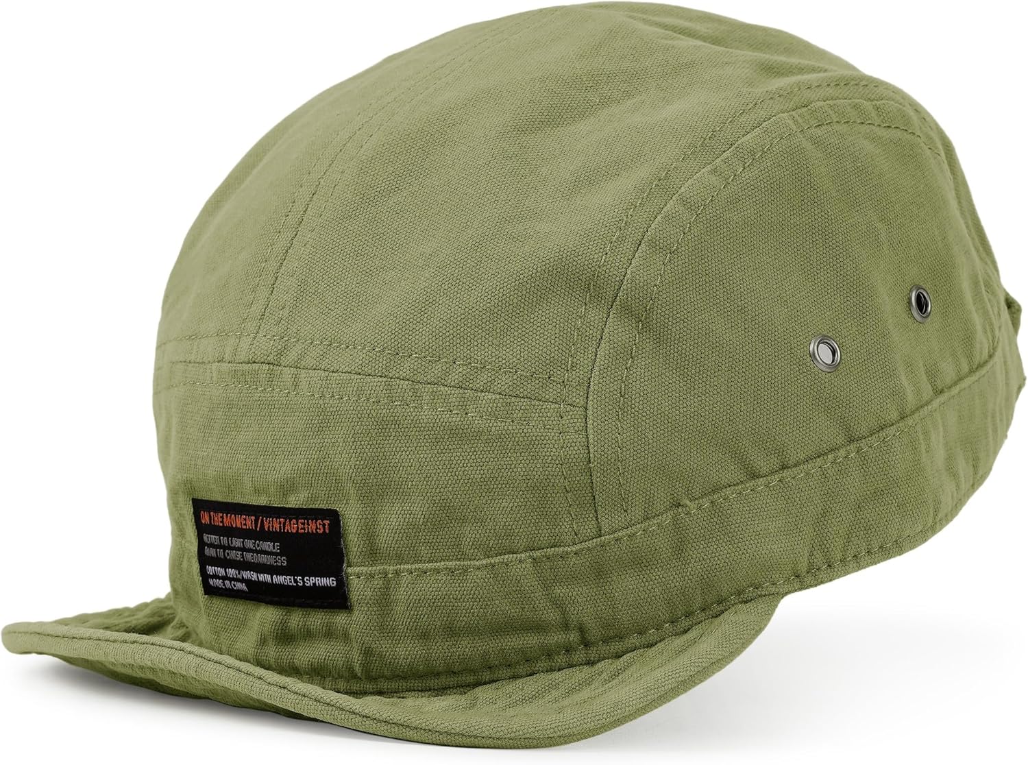 CLAPE Short Brim Baseball Cap 5 Panel Hat Soft Short Bill Trucker Cap Flat Snapback Hats Casual Outdoor Fitted Cap Dad Hats - Image 8