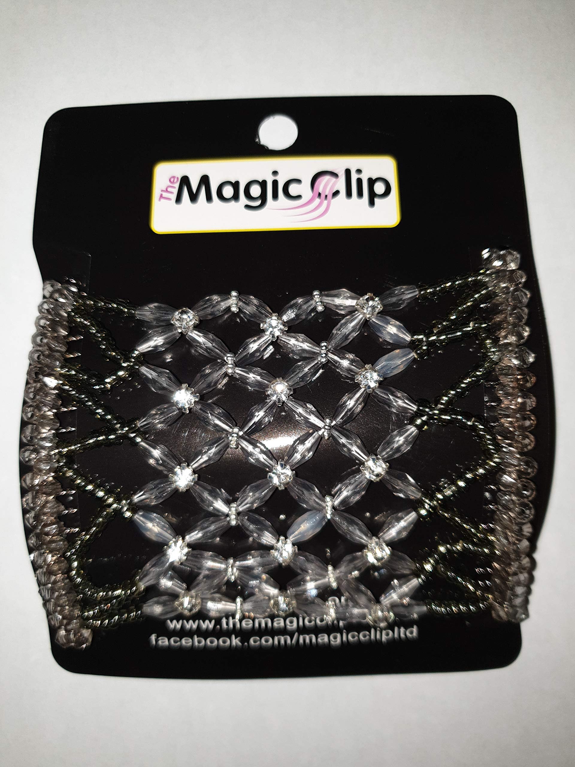 Women Magic Hair Clips Stretchy EZ Double Comb Different Hair Styles - Grey