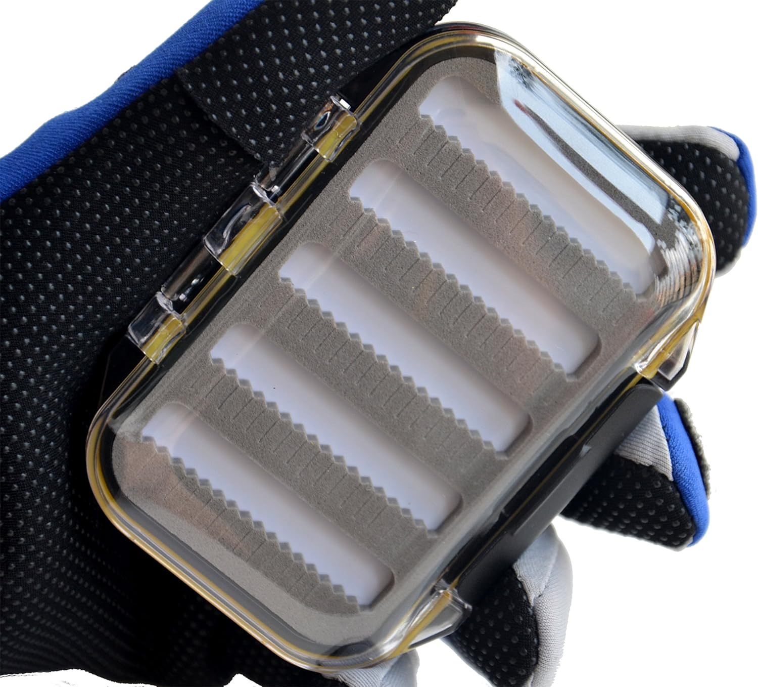 ダブルサイド防水Pocketedフライタックルボックス、Nymphs Trout Dry Fly Fishingボックス