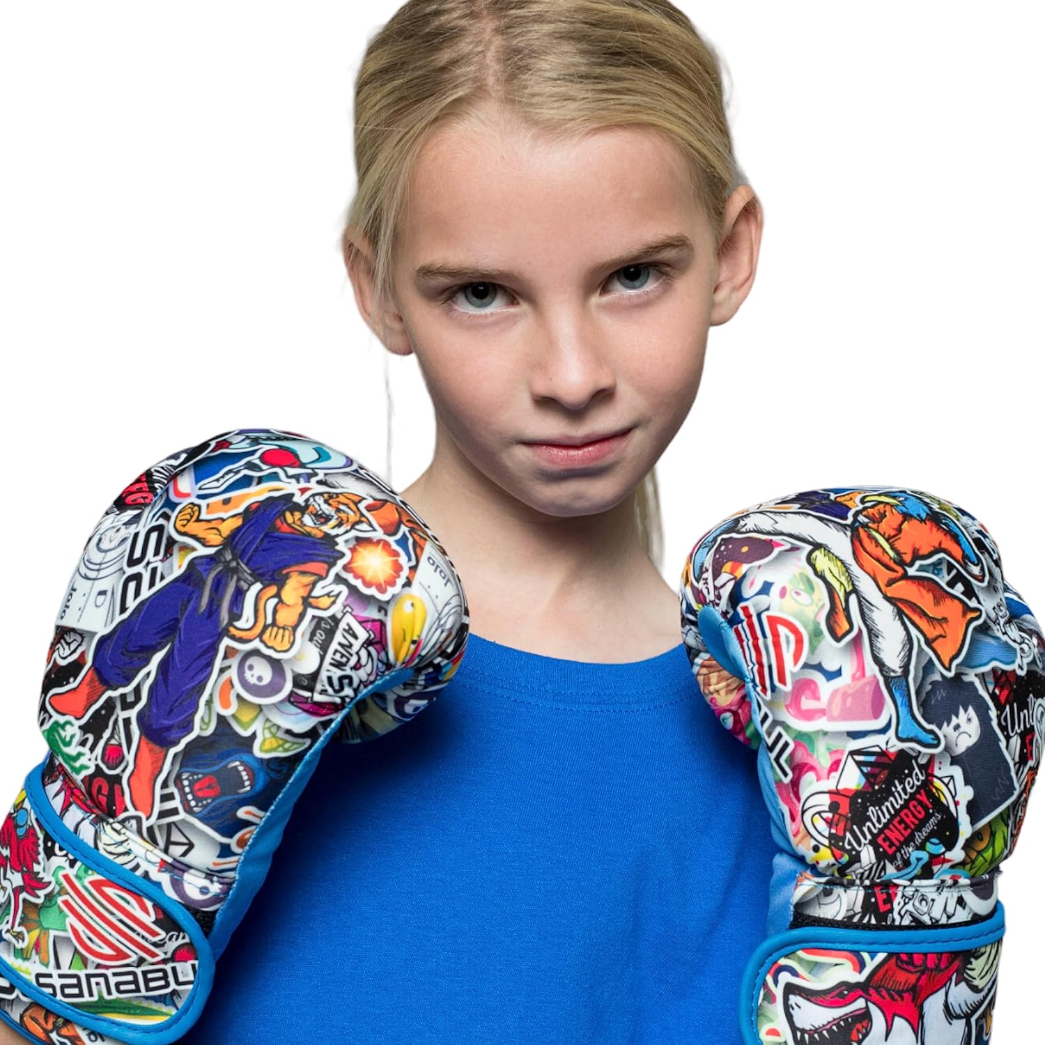 Sanabul Sticker Bomb Kids Boxing Gloves Children & Youth Boxing MMA and Kickboxing Gloves