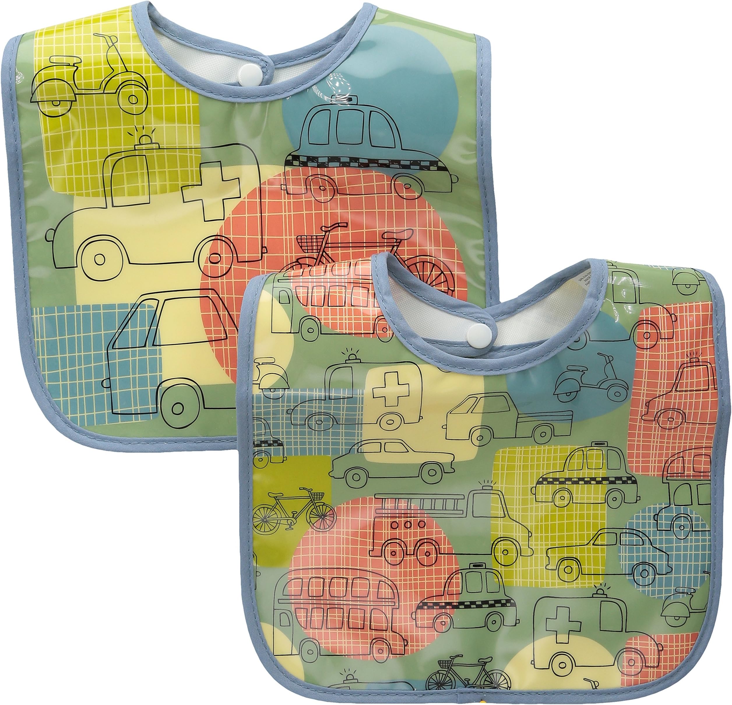 Sugarbooger Mini Bib Gift Set, Road Trip, 2 Count
