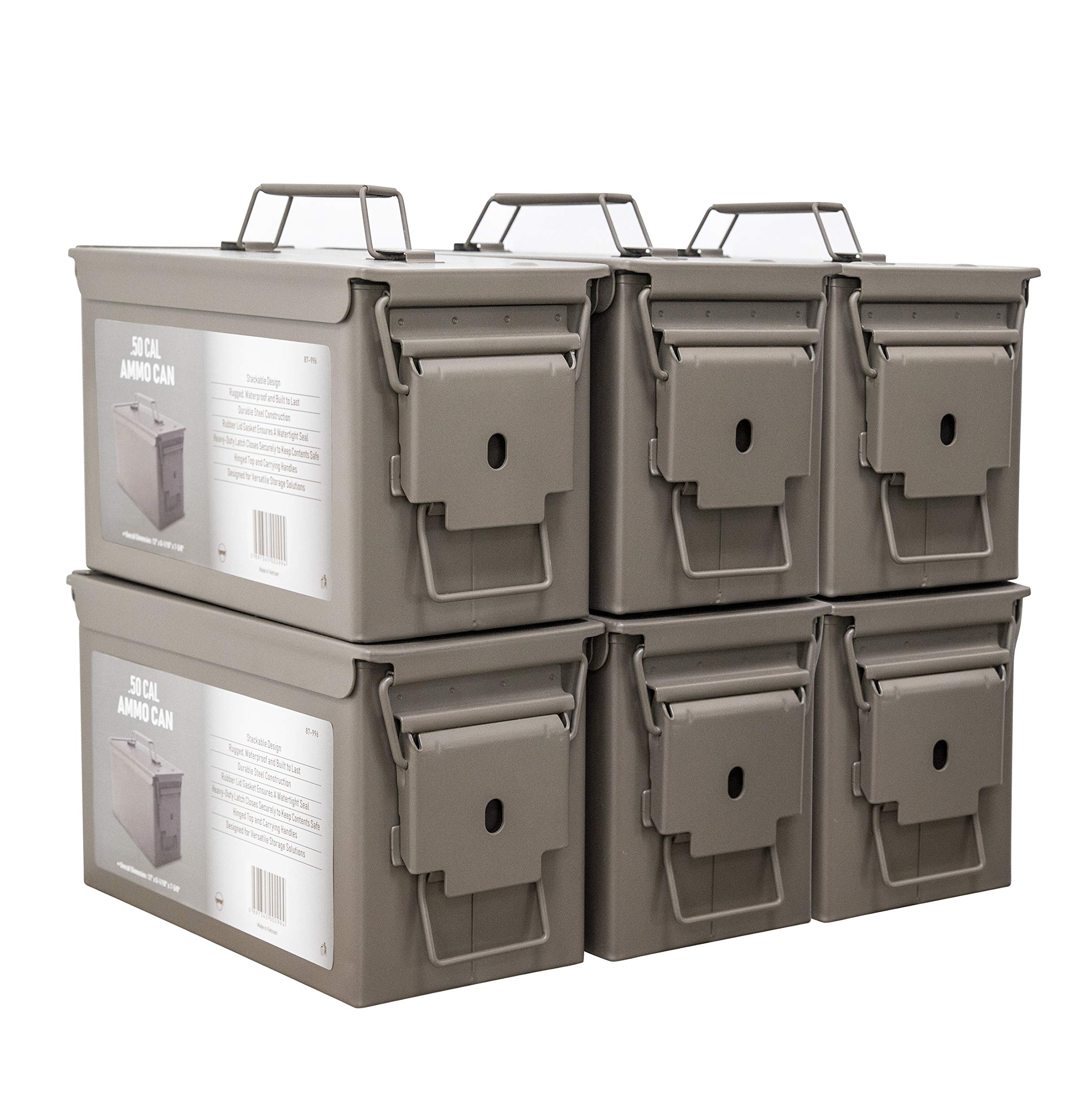 Buy HOMESTEAD 50 Cal Ammo Can New Steel Ammo Box, Heavy Duty Army