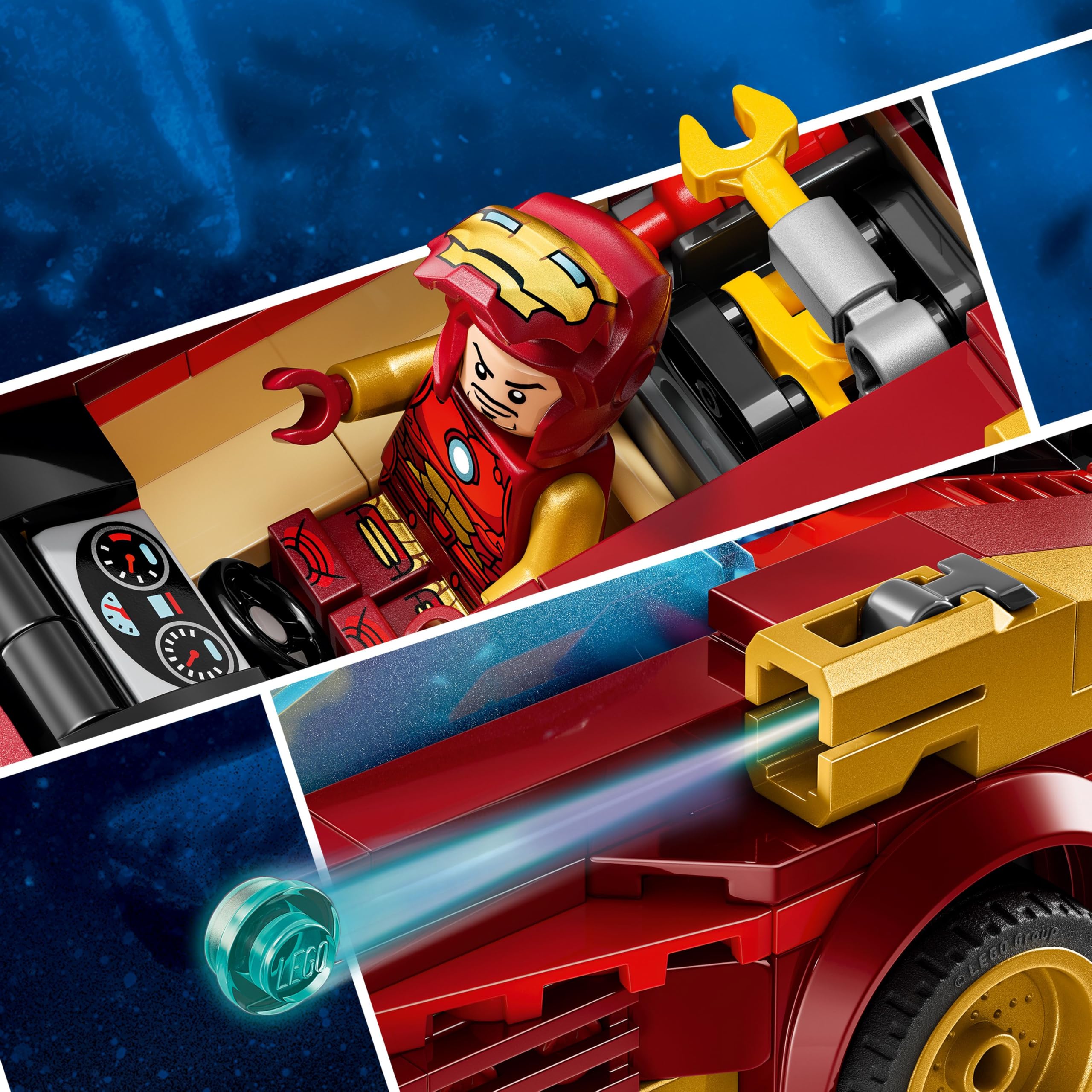 LEGO Super Heroes Marvel Carro do Homem de Ferro e Pantera Negra