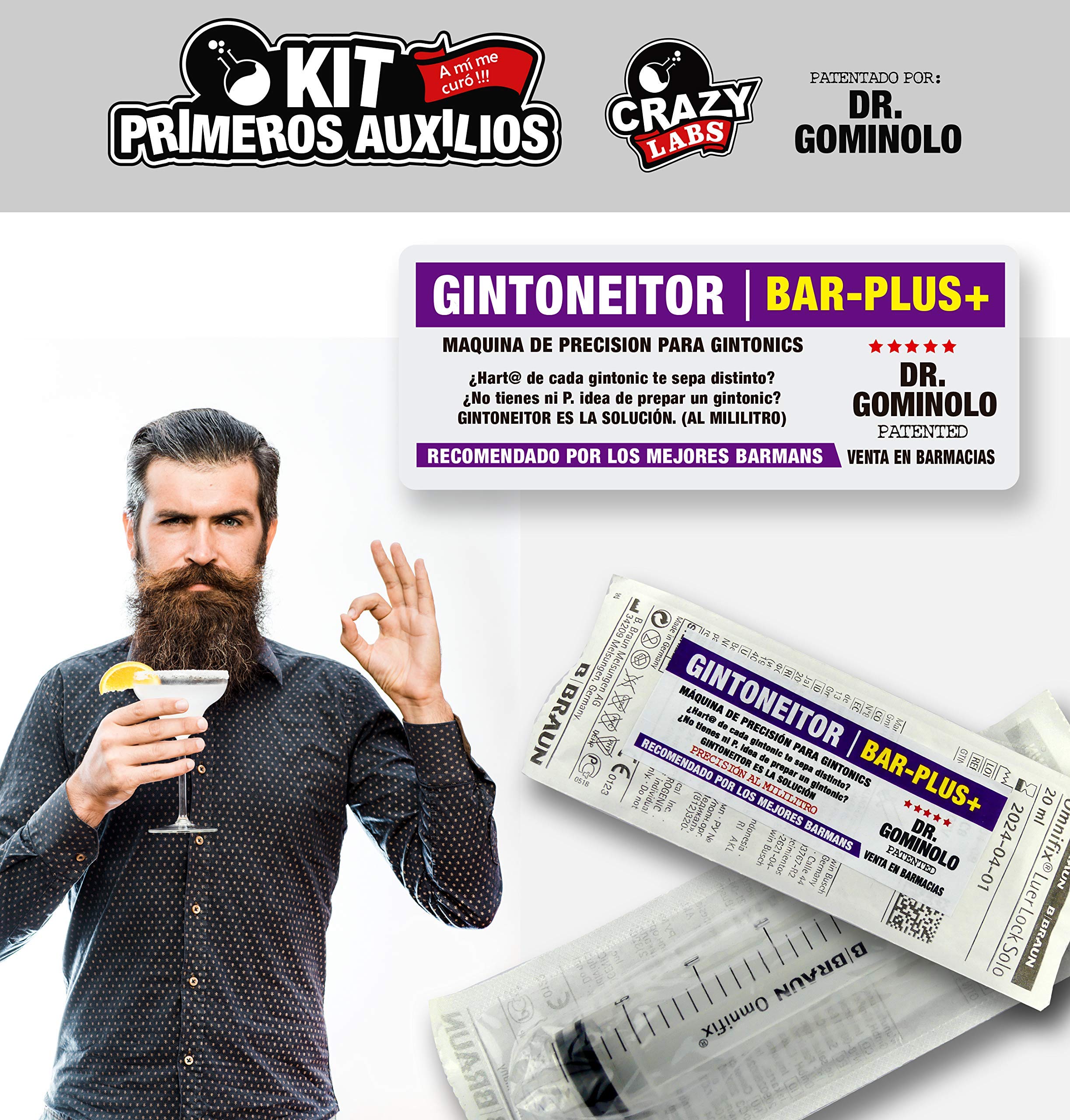 Regalo Cumpleaños Original | Regalo para despedidas, jubilaciones y celebraciones | Regalo de broma y Risas | KIT para Risas - Crazylabs