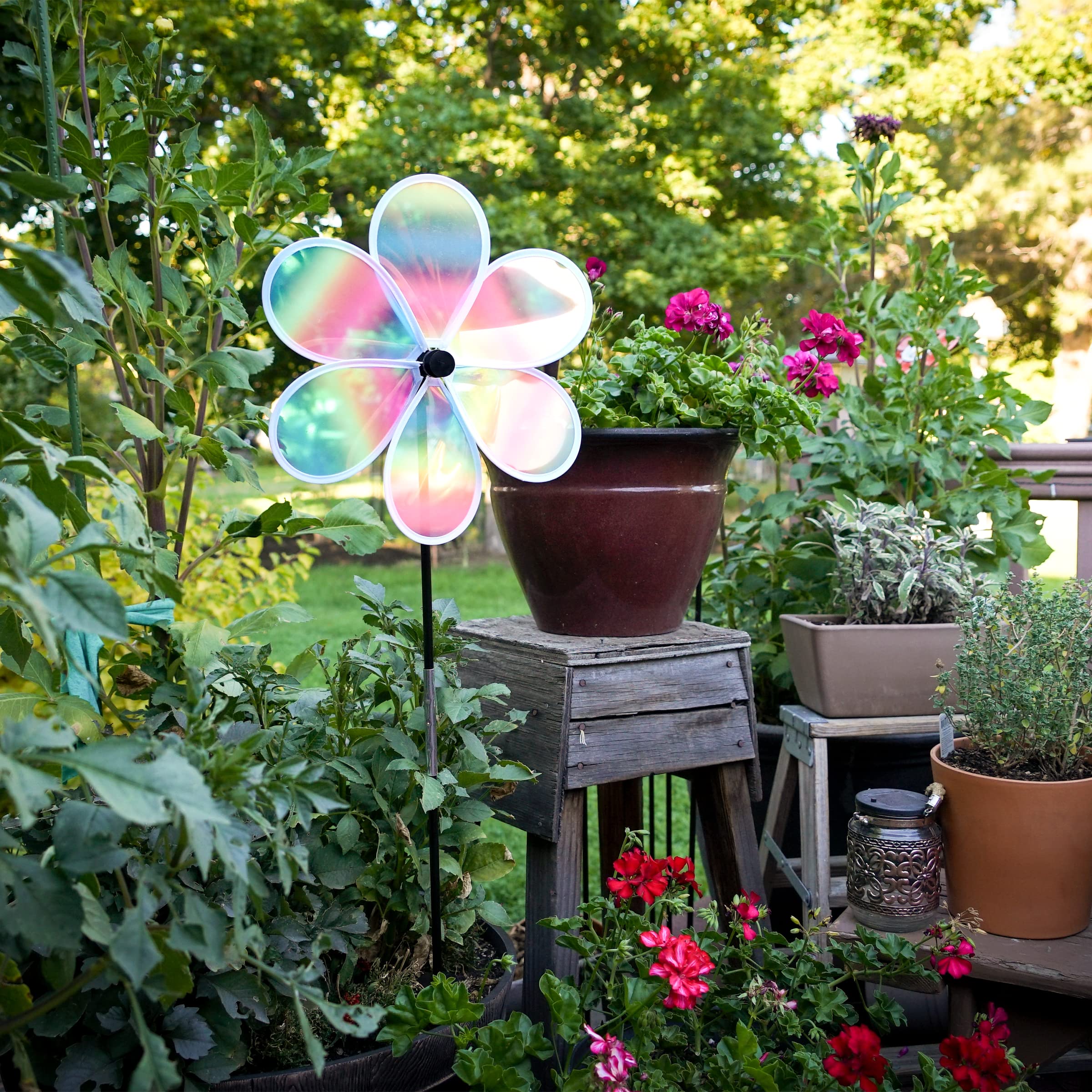 Amazon.com: In the Breeze 2635 — 13.5-Inch Striped Iridescent