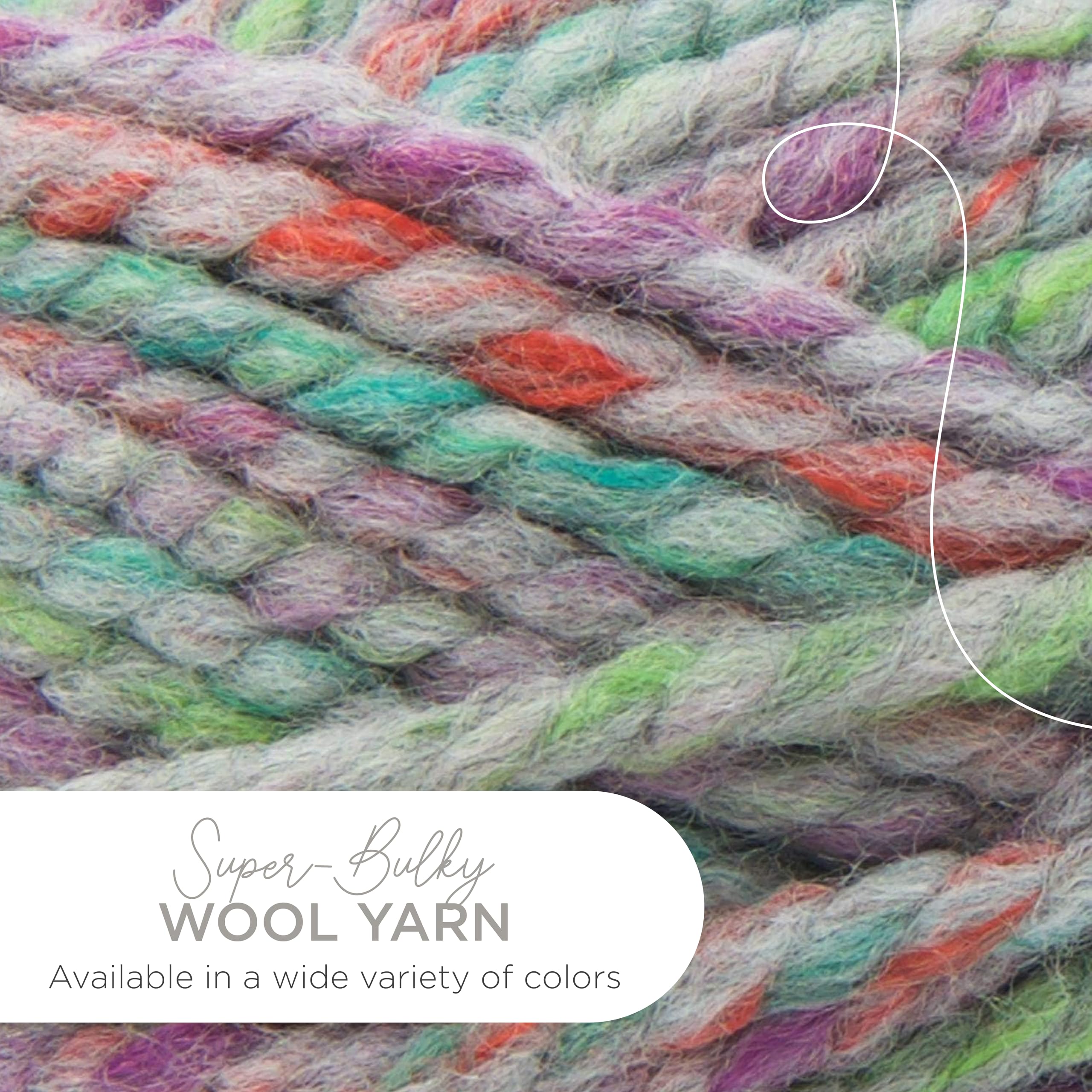Amazon.com: Lion Brand Yarn Wool-Ease Thick and Quick Yarn, Soft