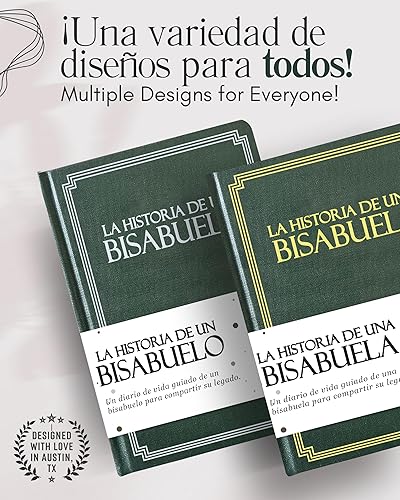 Miniatura 6 de Bisabuelo, comparte tu historia conmigo (Tapa dura) 250+ Preguntas, Regalos para bisabuelo, Feliz Día del Padre, Mejor regalo de sus bisnietos,
