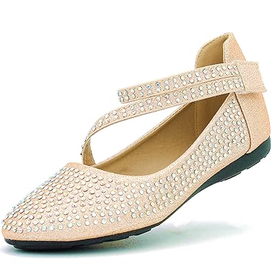 flat shoes glitter