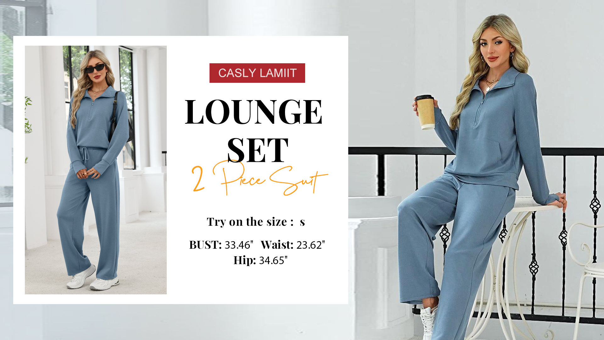 Amazon.com: Casly Lamiit Two Piece Outfits for Women Fall Winter