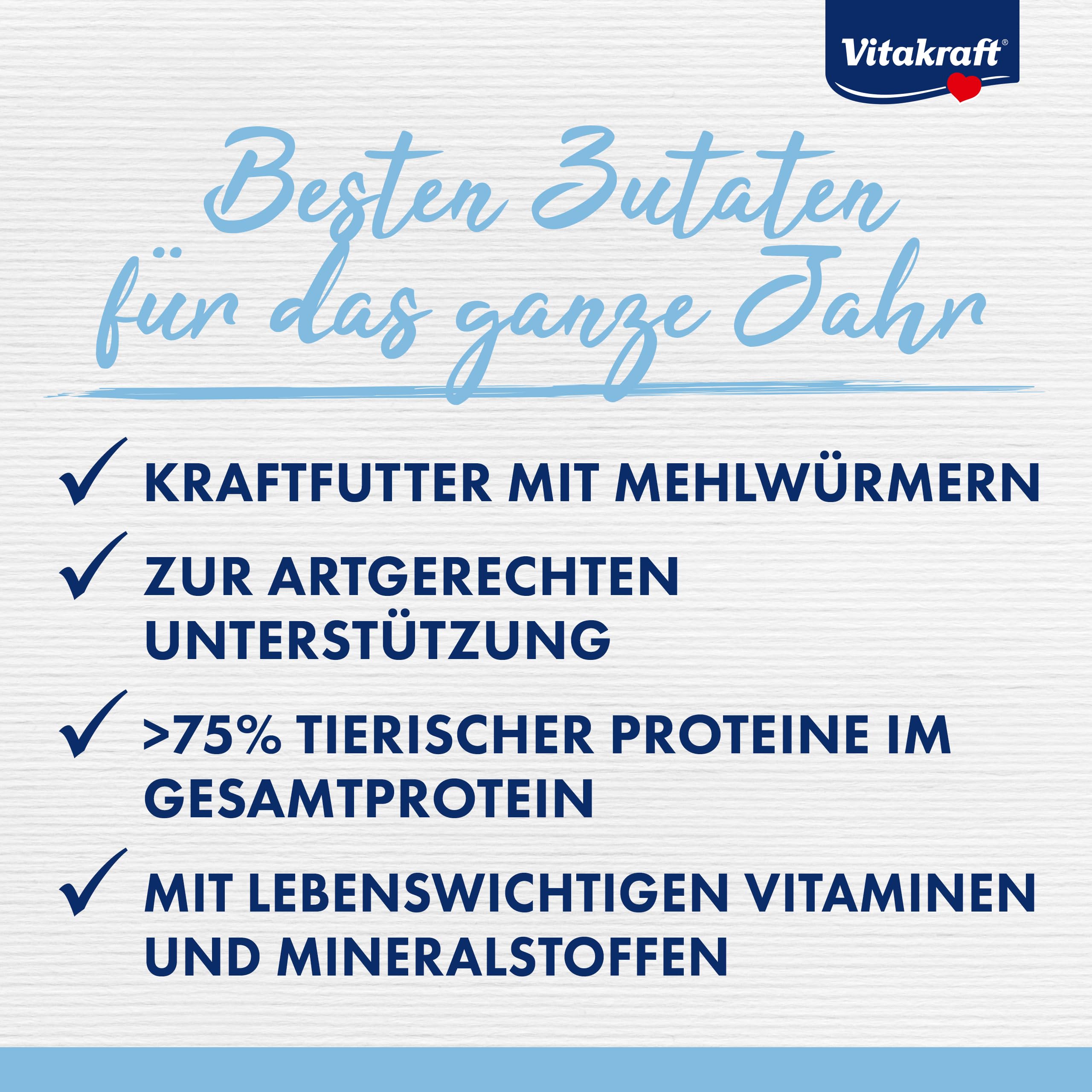 Vitakraft Vita Garden, Trockenfutter für Igel, Sofort-Hilfe für Igel, mit Vitaminen und Mineralstoffen (1x 25kg)