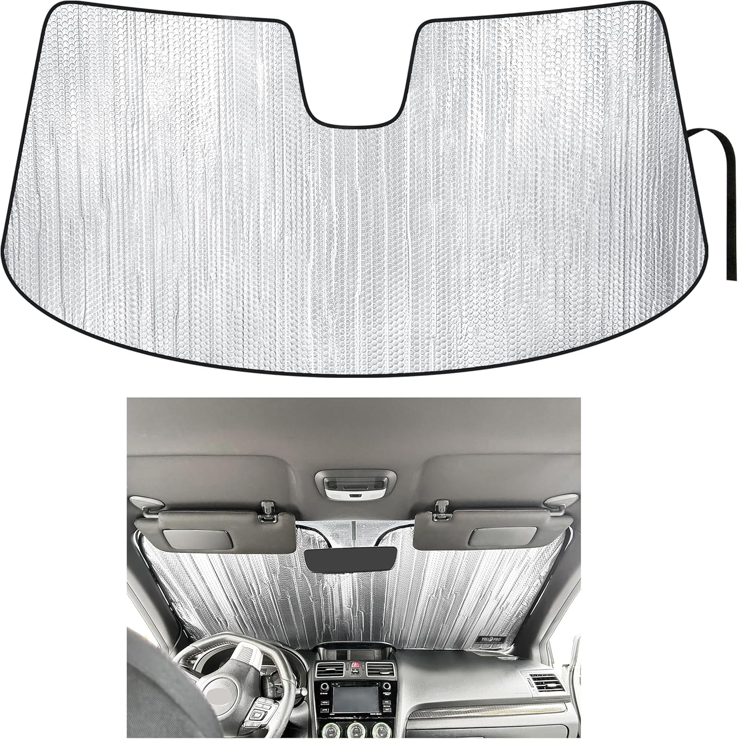 YelloPro Rear Tailgate Window Sunshade Custom Fit for 2015 2016 2017 2018 2019 2020 2021 Subaru Impreza WRX Sedan, UV Reflector Sun Protection Accessories
