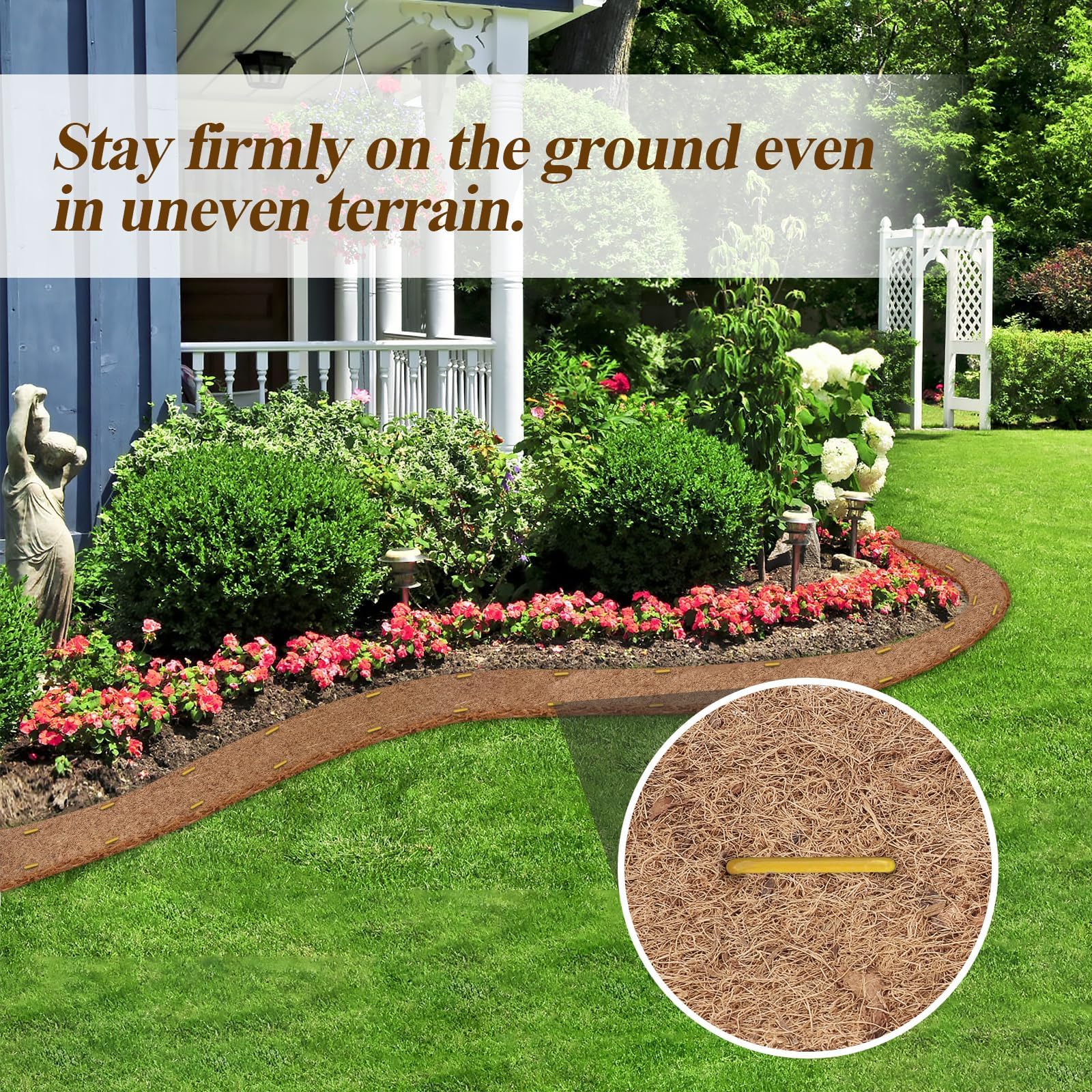 Natural Mulch Roll for Landscaping 240