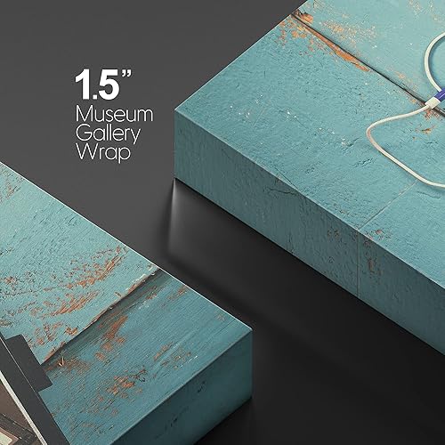 Miniatura 4 de wall26 Arte de pared con impresión en lienzo vintage Walkman con auriculares y cinta de mezcla de cassette, instrumentos musicales, fotografía, arte