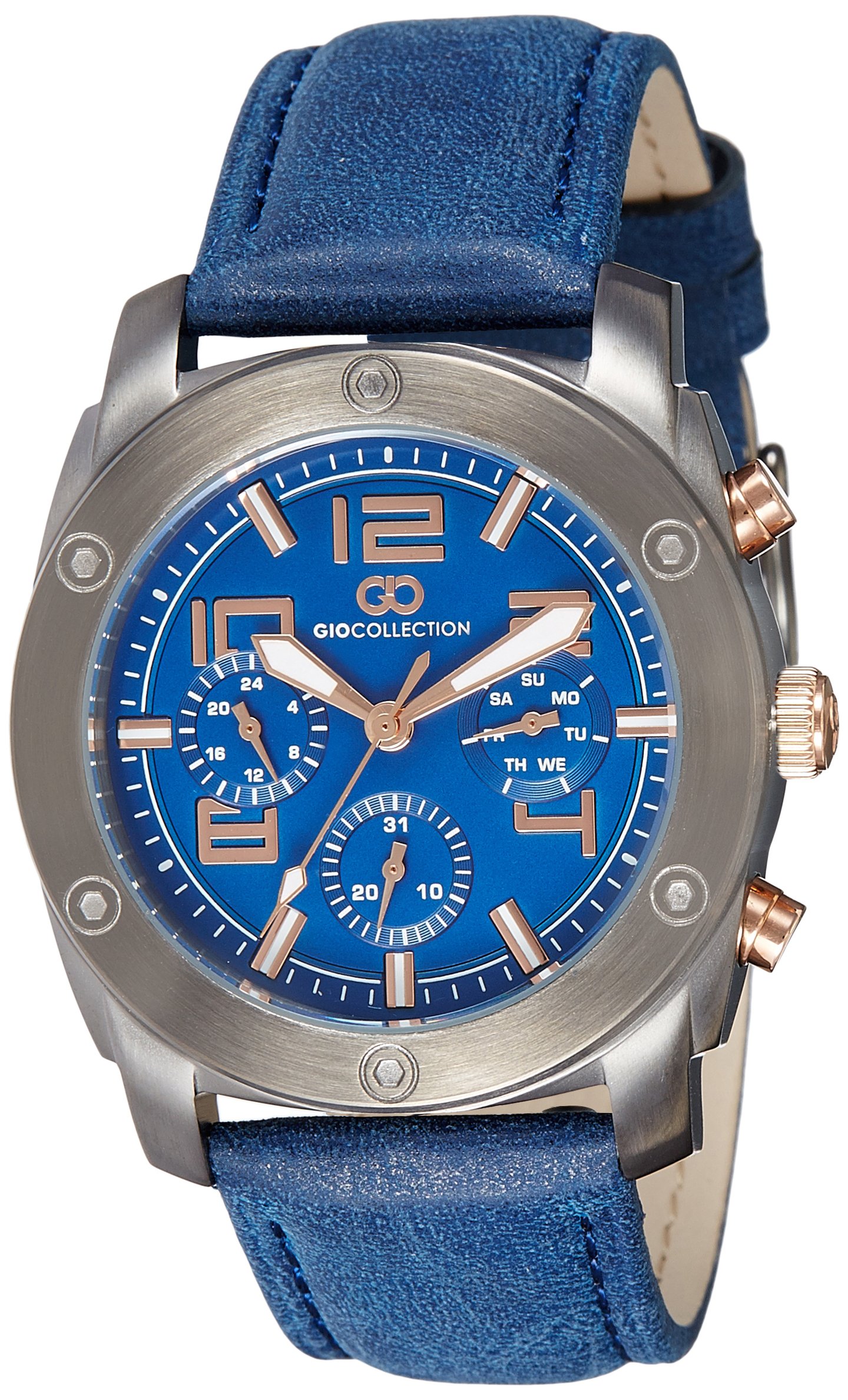 Gio Collection Multifunction Blue Dial Mens Watch-G1016-06 (B01M69REQZ) Amazon Price History, Amazon Price Tracker