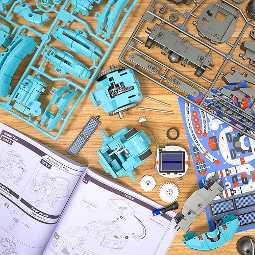 Miniatura 7 de Lucky Doug Proyectos STEM para Niños de 8-12 12-16, Kits de Ciencia de Construcción 6 en 1 para Kits de Robot Solar Juguetes del Espacio Regalos de