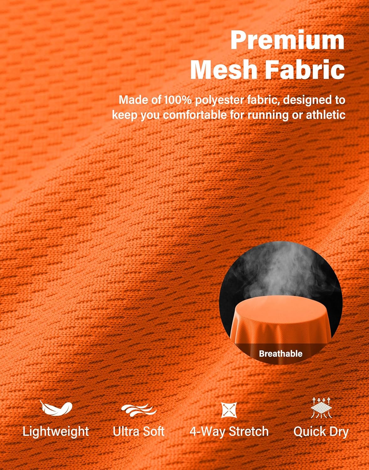 G Gradual Men's Athletic Workout Shorts with Pockets 5"/7"/9" Lightweight Quick Dry Gym Basketball Running Shorts for Men - Image 4