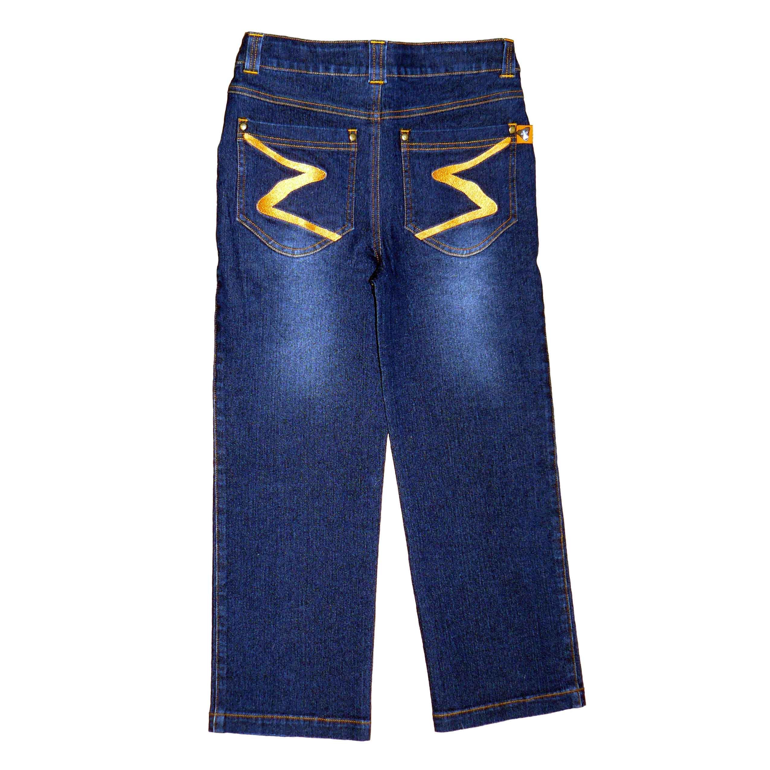 Zuma the Dog Loose Fit Five Pocket Jean (Age 9-10 Years) (UK, Age, 9 Years, 10 Years, Regular) Blue - Image 2