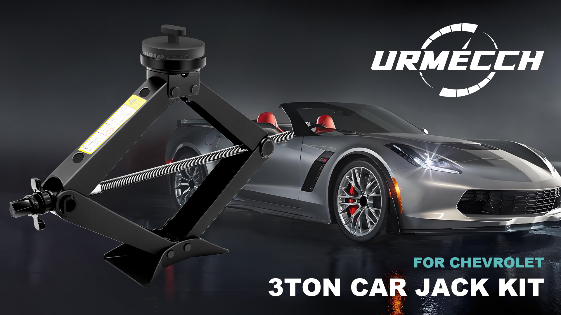 Amazon.com: URMECCH 3-Ton Scissor Jack Kit for Chevrolet C5 C6 C7