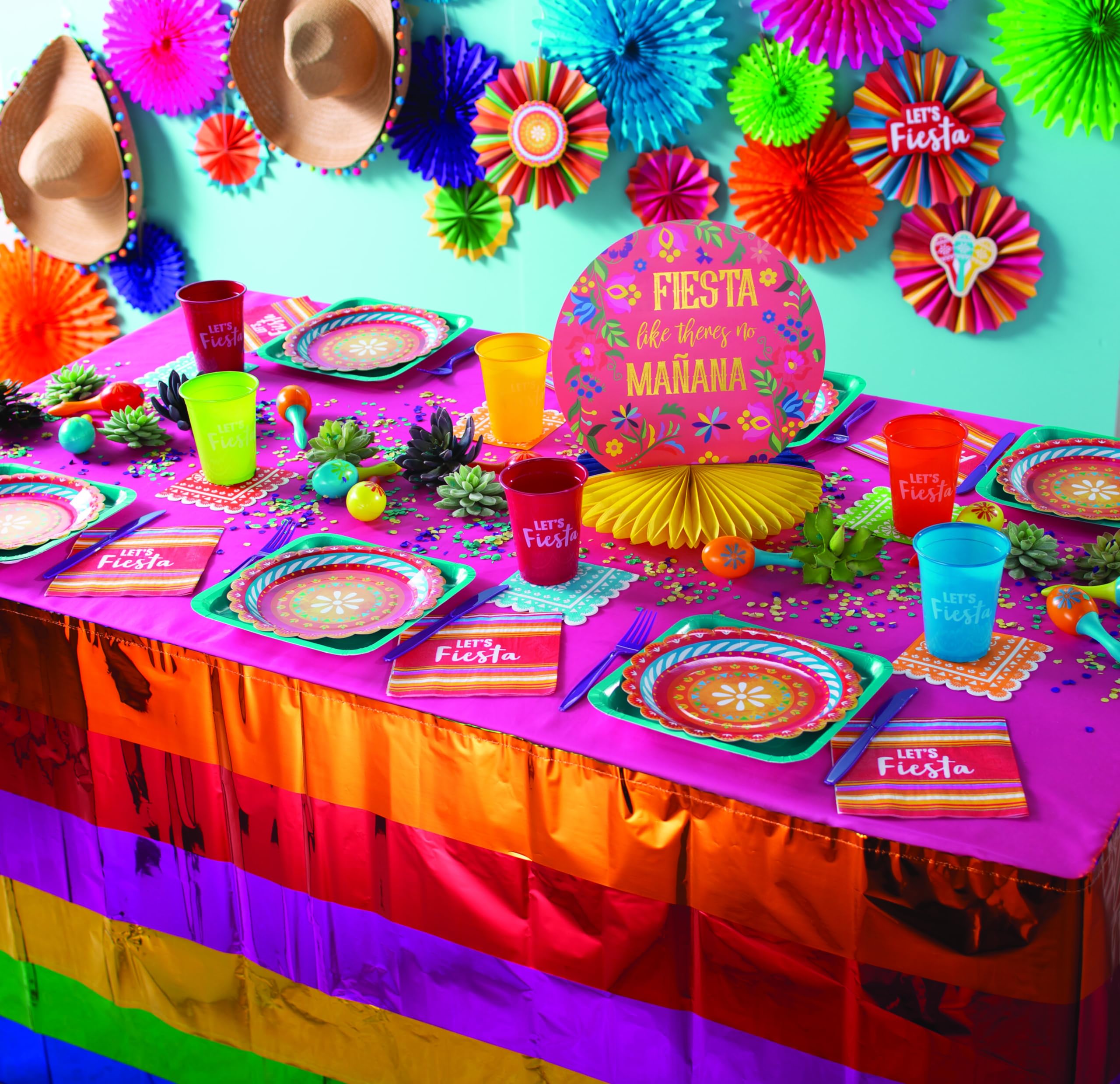 Fun Express Fiesta Vinyl Character Toys - 12 Pcs Cinco De Mayo Party Favors & Decorations