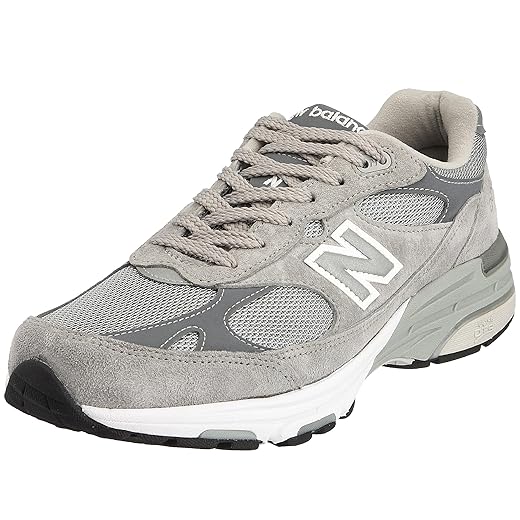 New Balance mens Made in US 993 Sneaker , GREY , 12 2E US