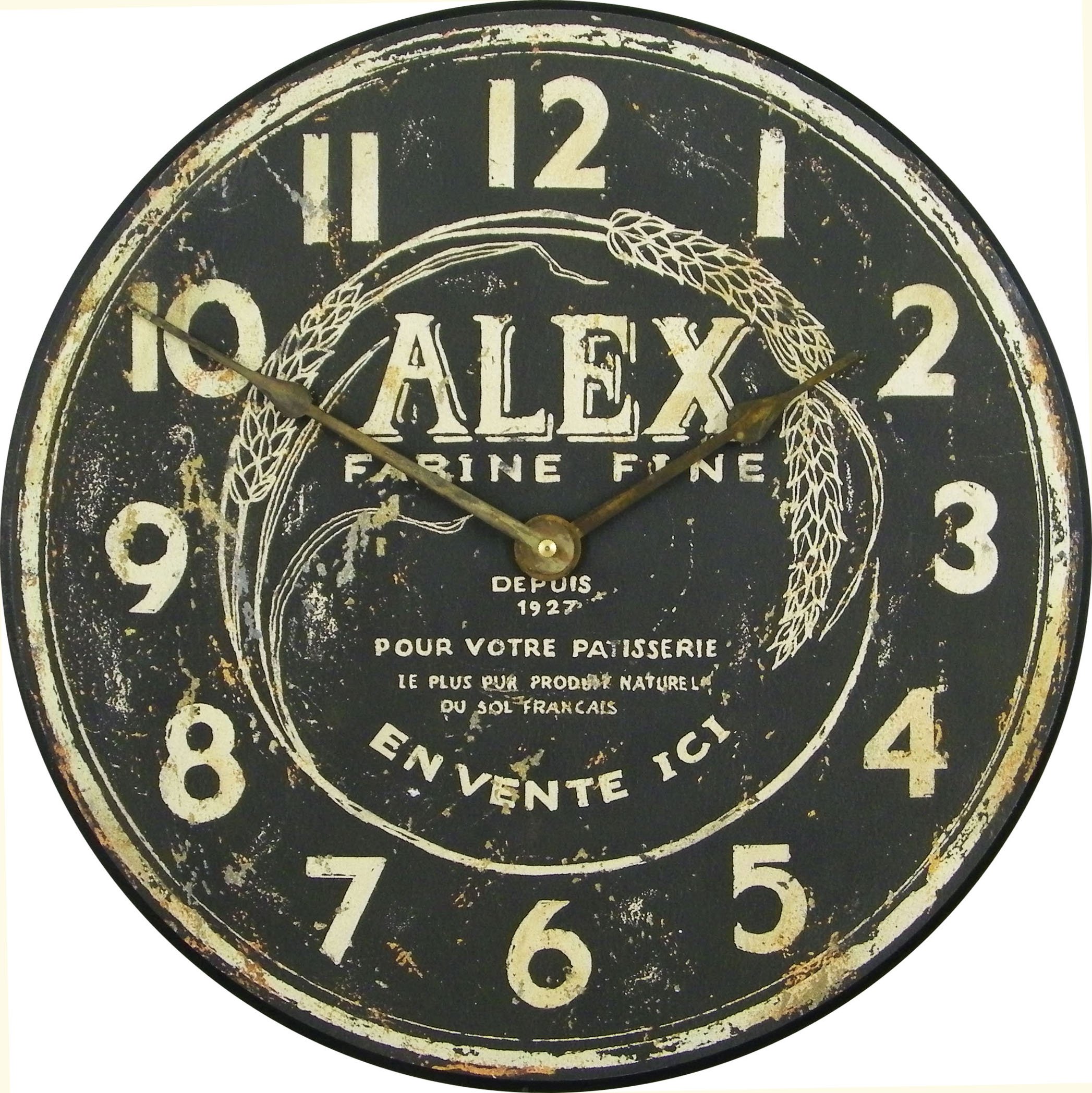 Roger Lascelles Wall Clock, Black