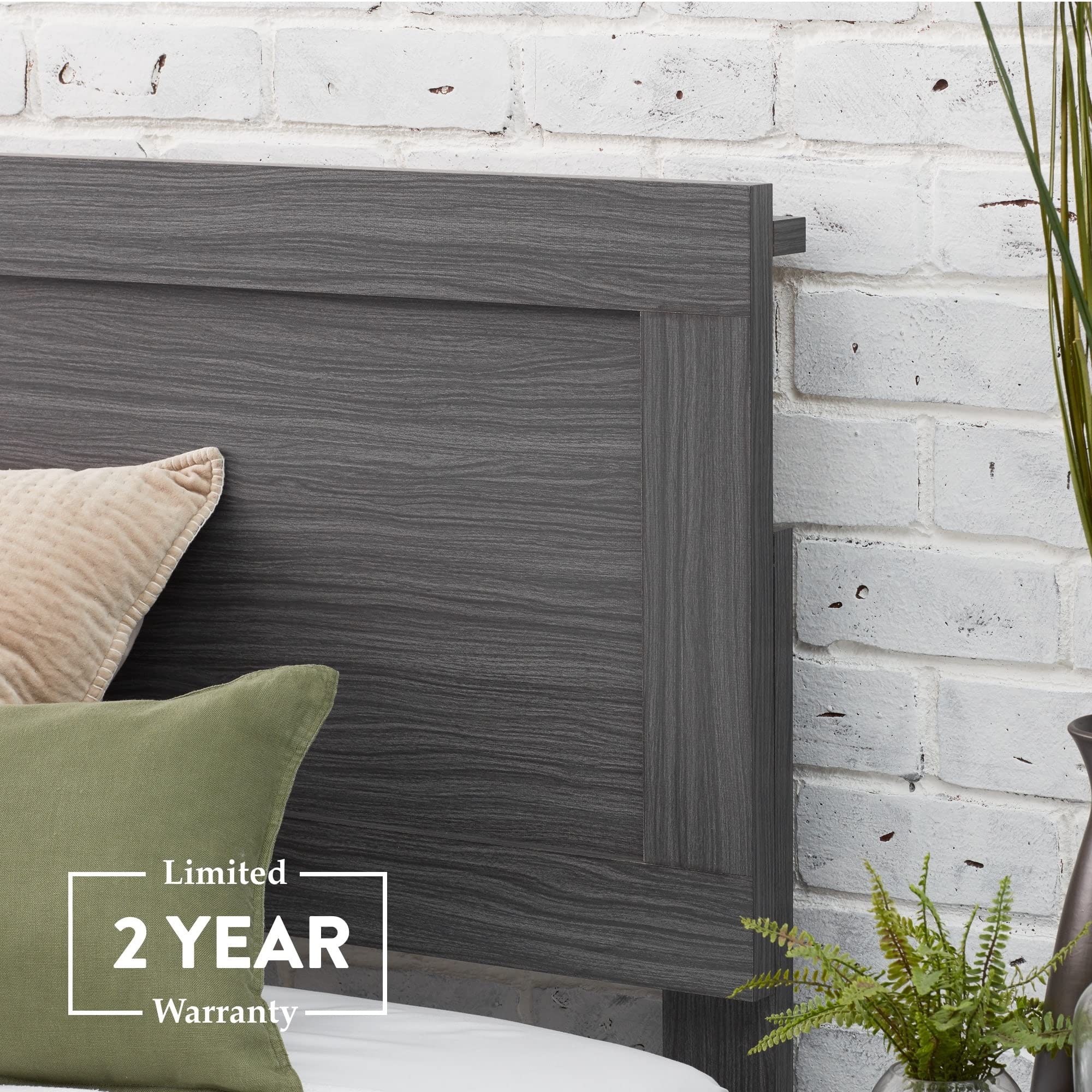 Edenbrook Delta?Full Bed Frame with Headboard No Box Spring Needed