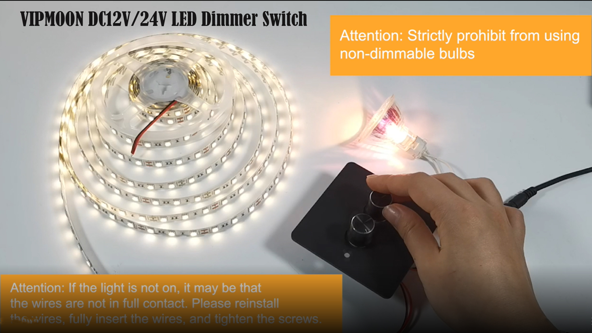 Buy VIPOON DC 12V Dier Switch PW LED Dier Switch For Capervan Otorhoe Cars Boat Truck - View #6