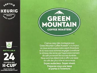 Green Mountain Wild Mountain Blueberry, 24-Count,0.33 Oz EA Net Wt. 7.9 Oz.