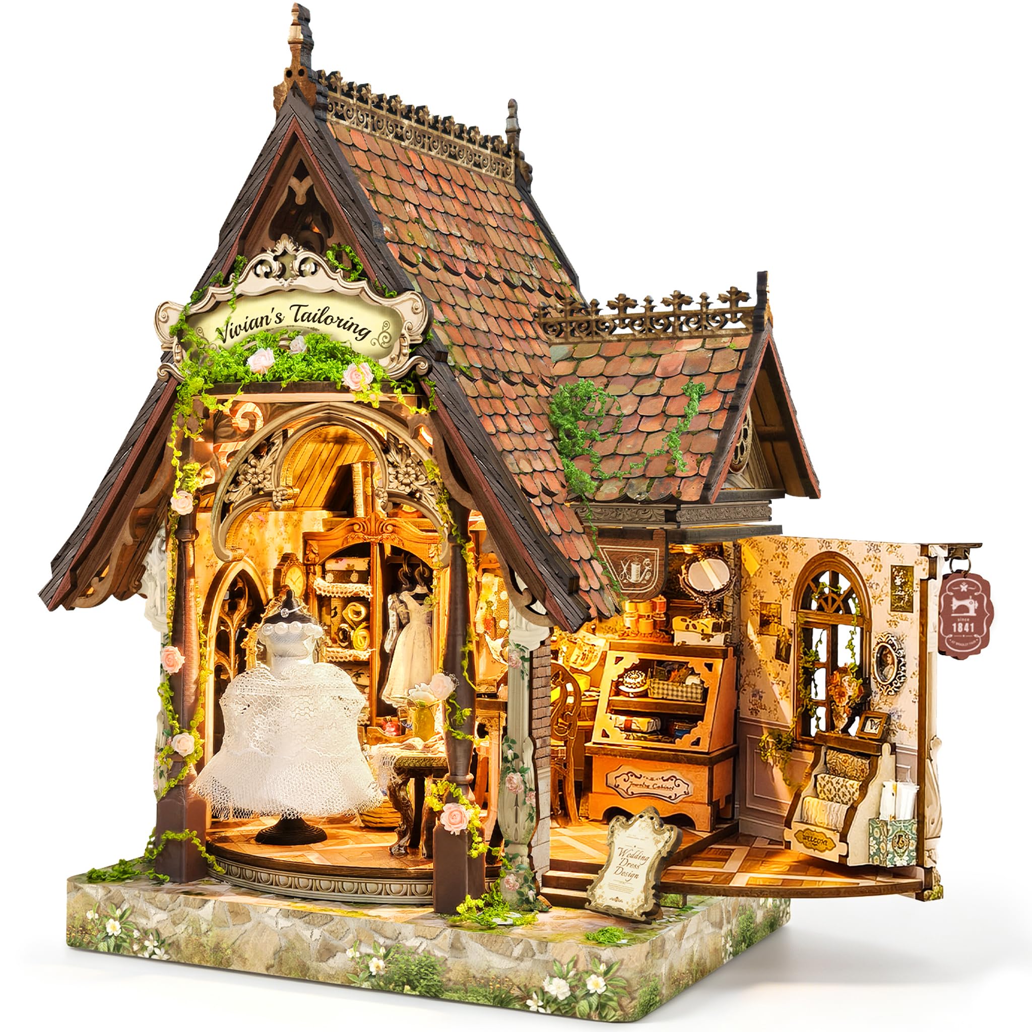 Romantic Miniature Dream Dress Studio Book Nook