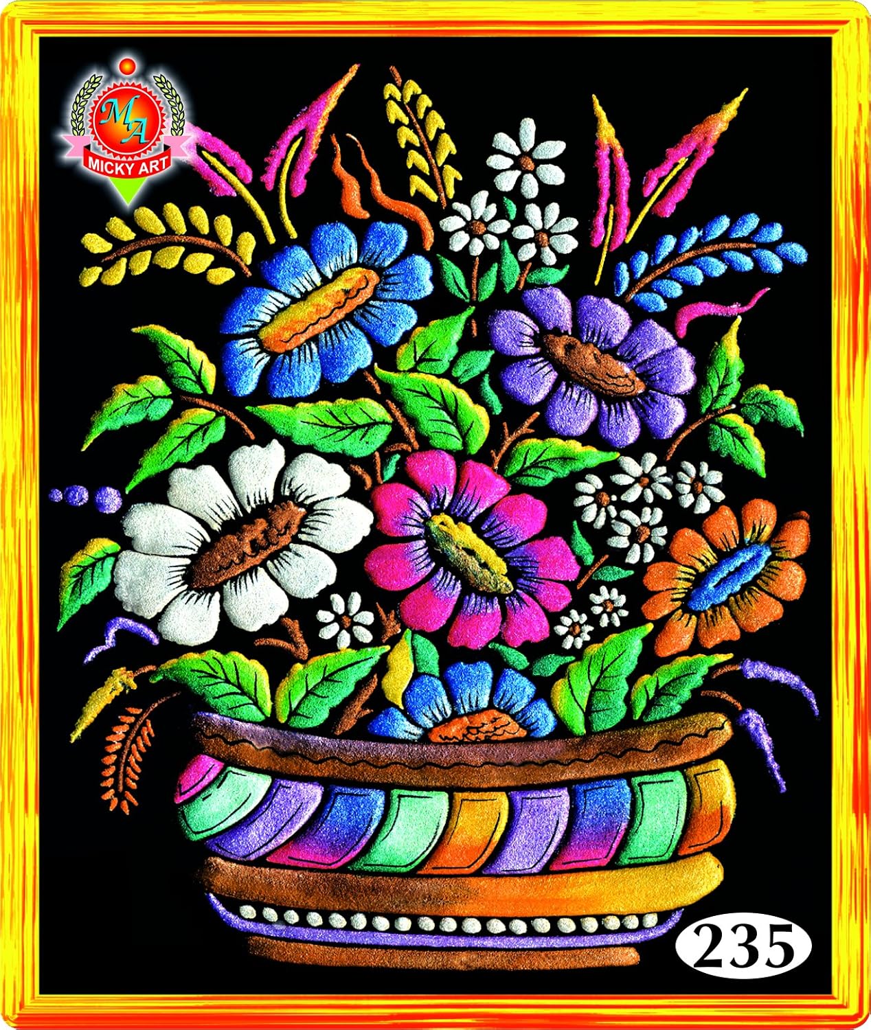 Buy Asian Hobby Crafts 235 Emboss Painting Kit Online at Low Prices in