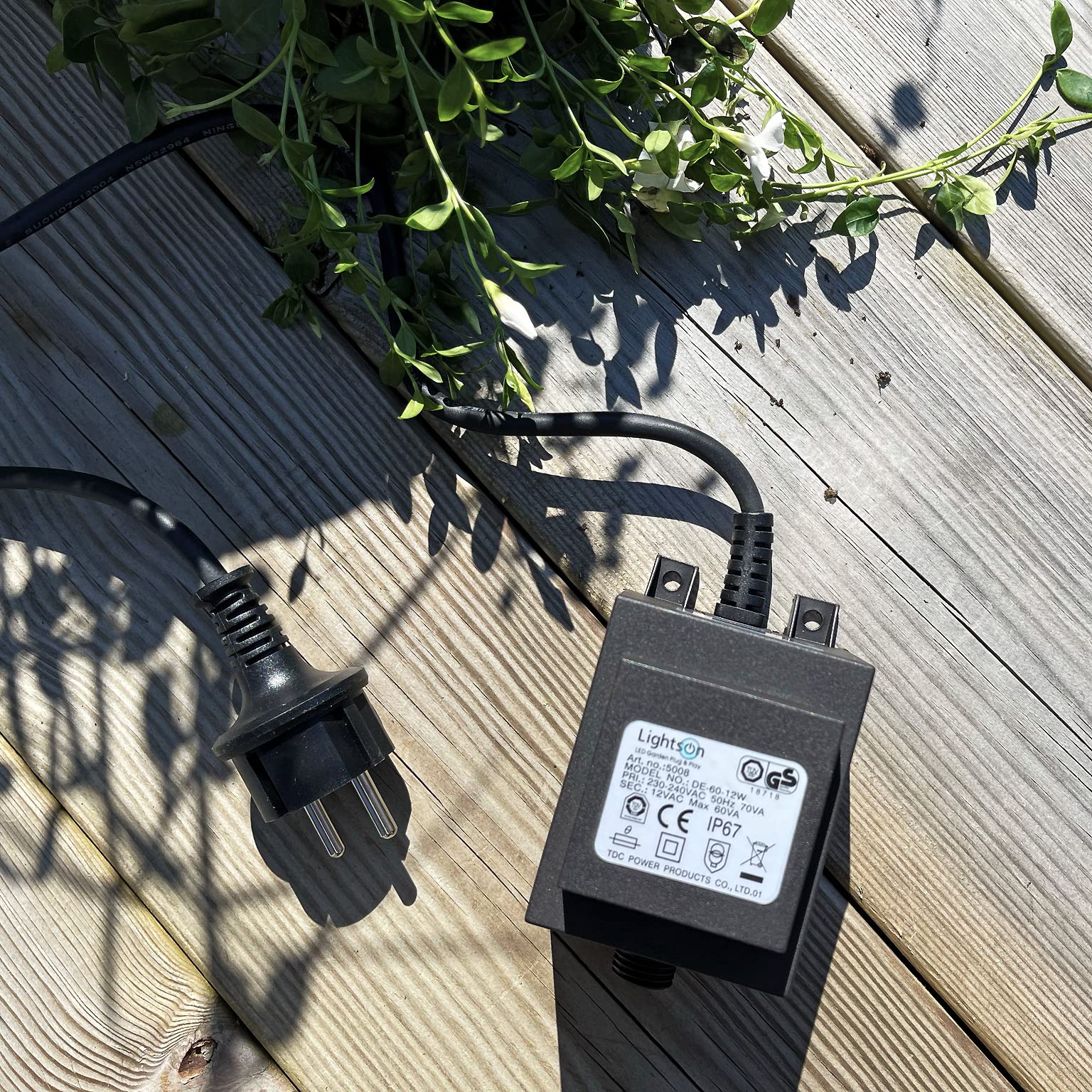 Trasformatore da 60 W per LighsOn Garden Plug & Play