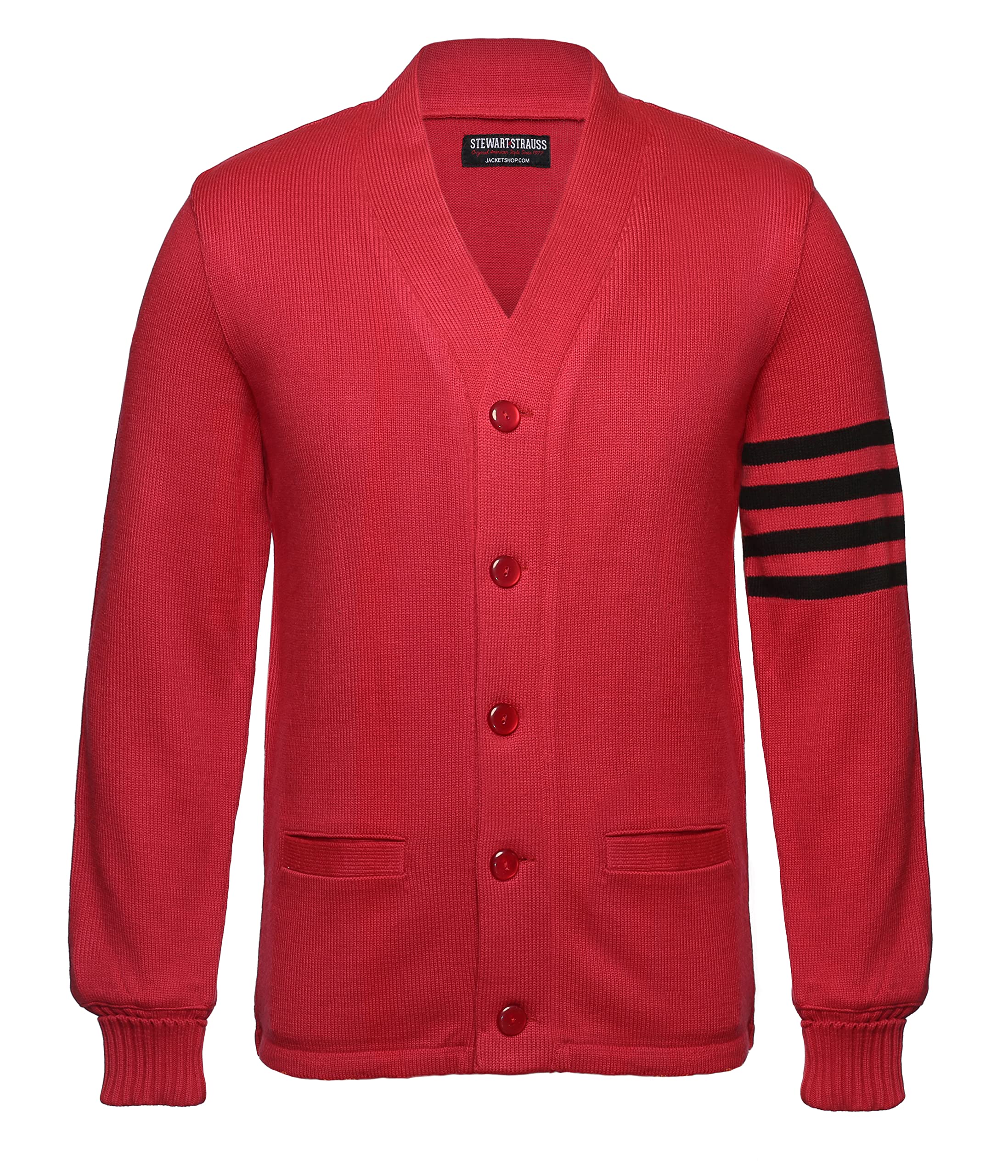 Stewart &amp; Strauss Cardigan Varsity Letter Sweater