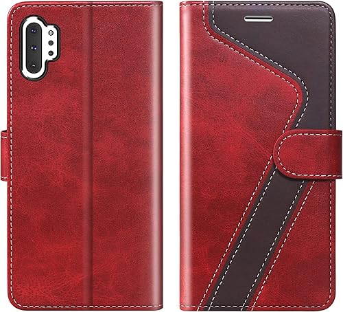 Miniatura 8 de Funda tipo cartera para Samsung Galaxy Note 8, funda de piel con bloqueo RFID, soporte magnético con tapa abatible, a prueba de golpes, compatible