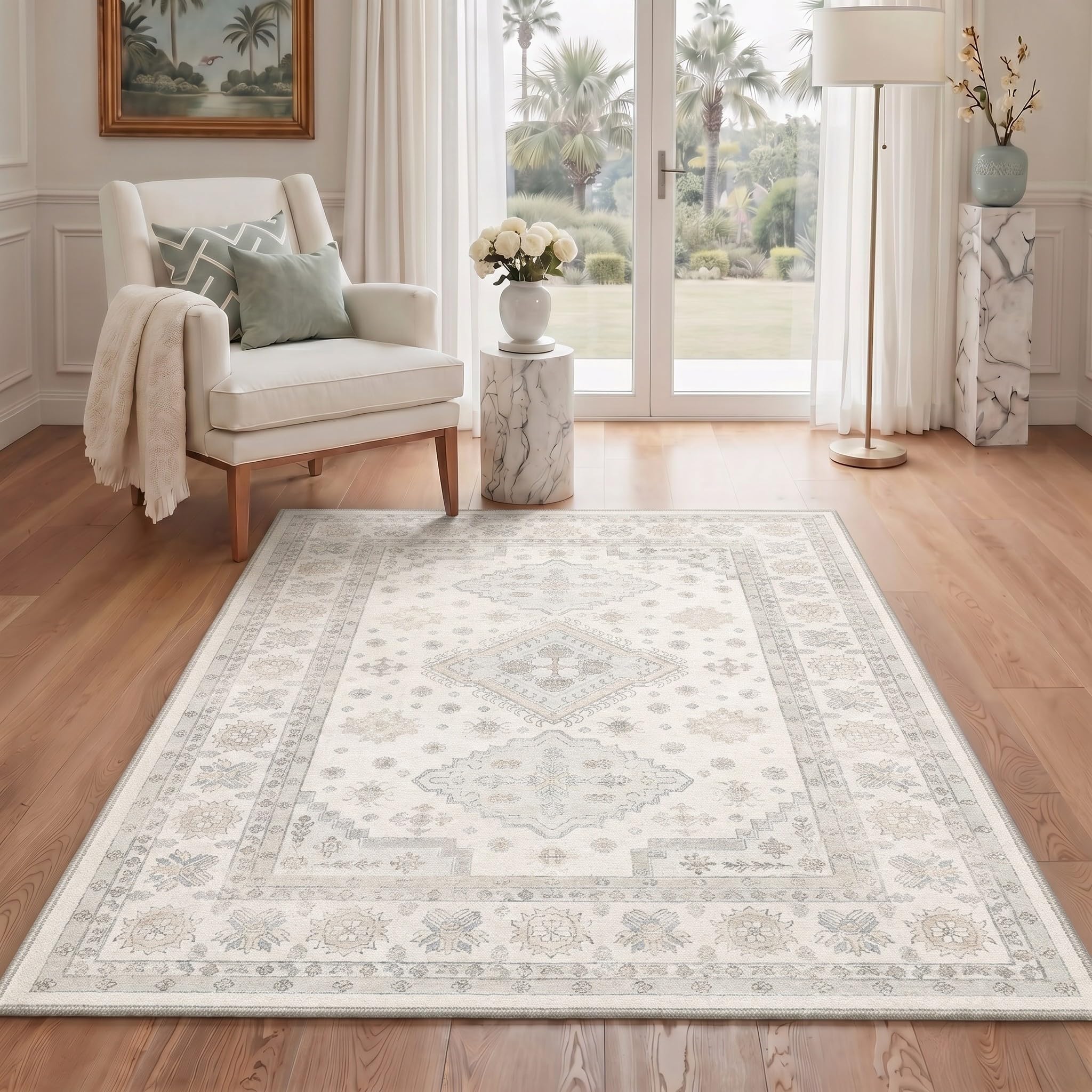 GENIMO Rug 120x170cm with Non-Slip Backing
