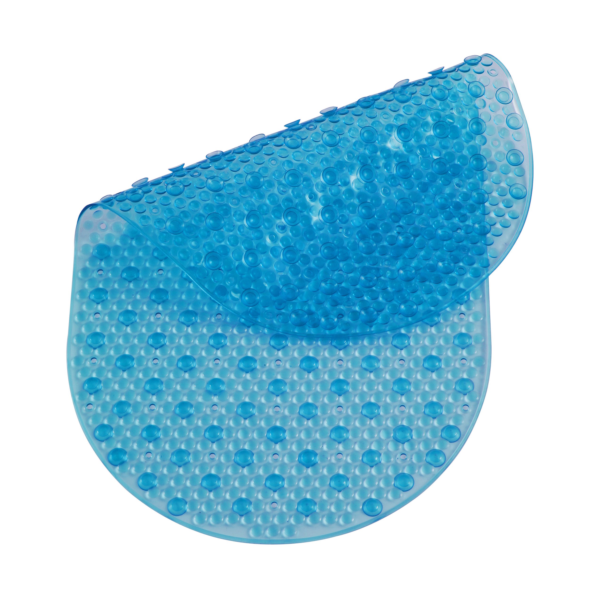 Premier Housewares Bath Mat PVC Bath Mats Non Slip Bathroom Mat Sticky Non Slip Bath Mat Grip Blue Shower Mat Shower Mats Non Slip 1 x 69 x 38.5