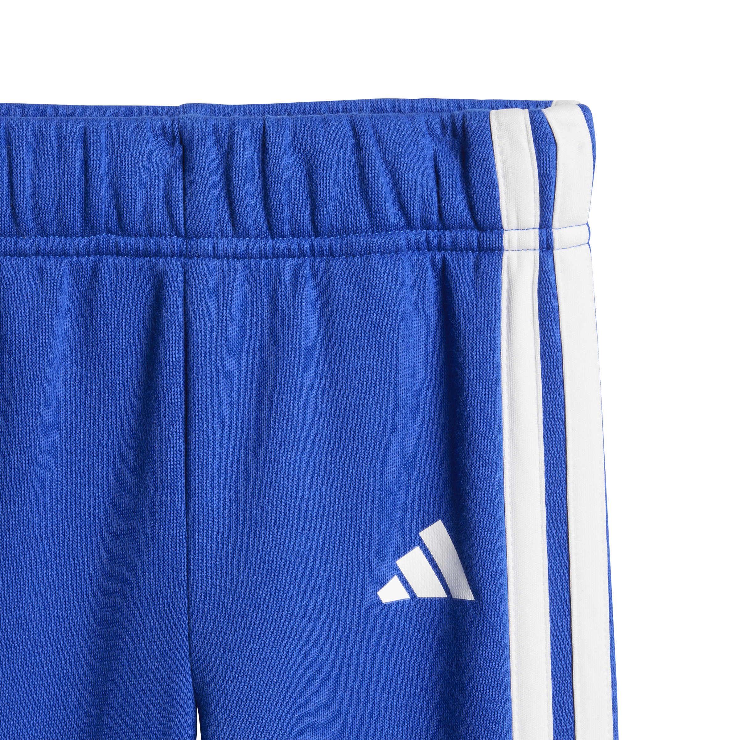 adidas Seasonal Essentials Tiberio 3 Stripes Fleece Crew Set Chándal Unisex bebé