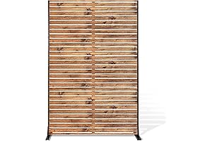 72" H x 47" W Freestanding Outdoor Privacy Screen