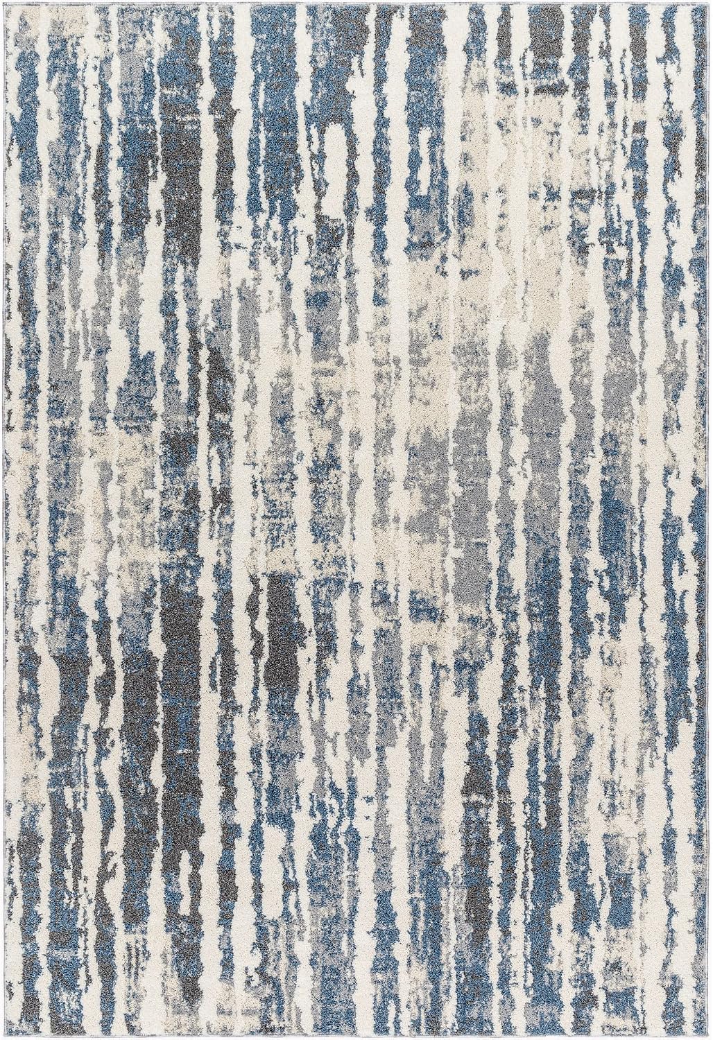 Livabliss Valet Area Rug, 5'3" x 7', Blue/Gray