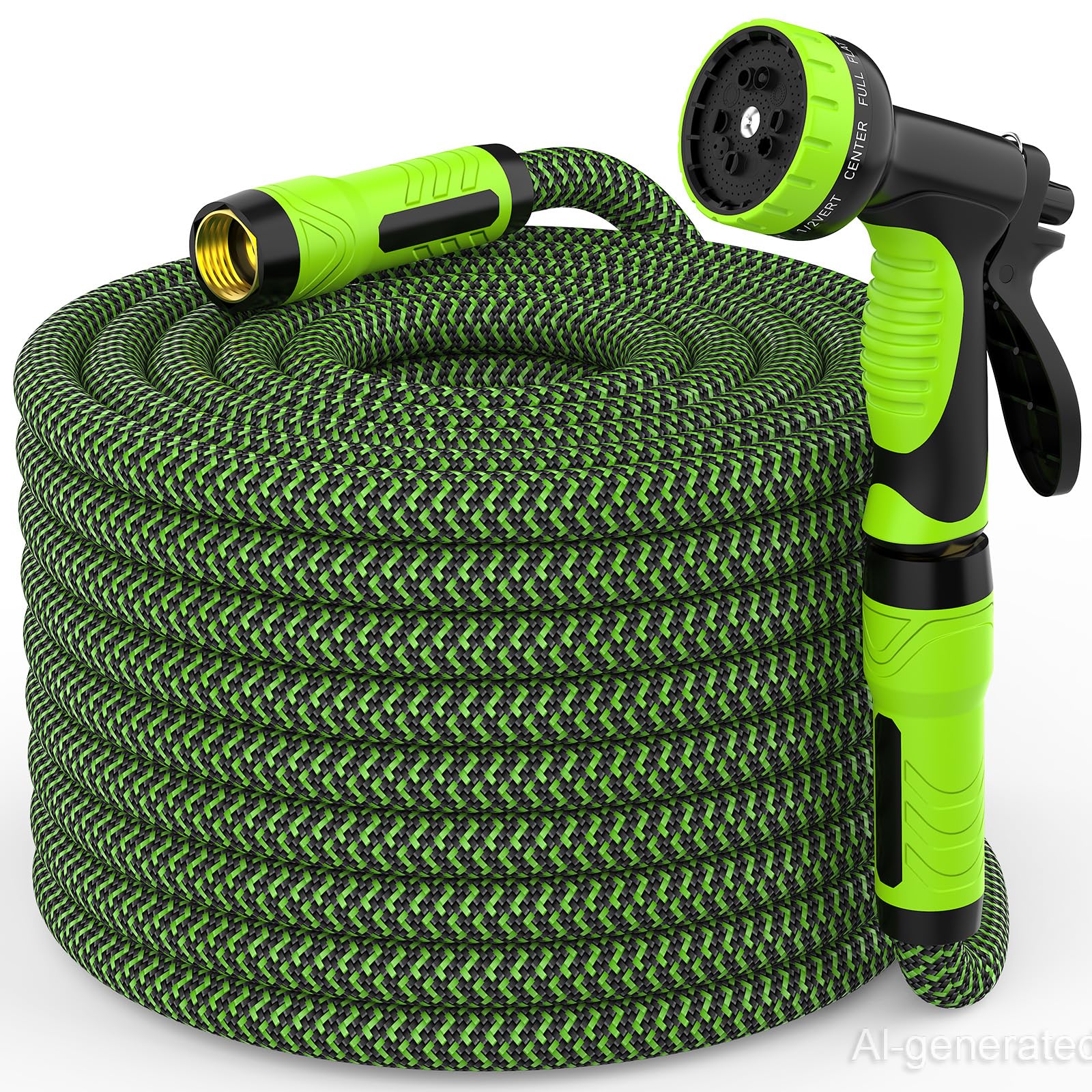 HEYRSUN Non-Expandable Garden Hose 50ft