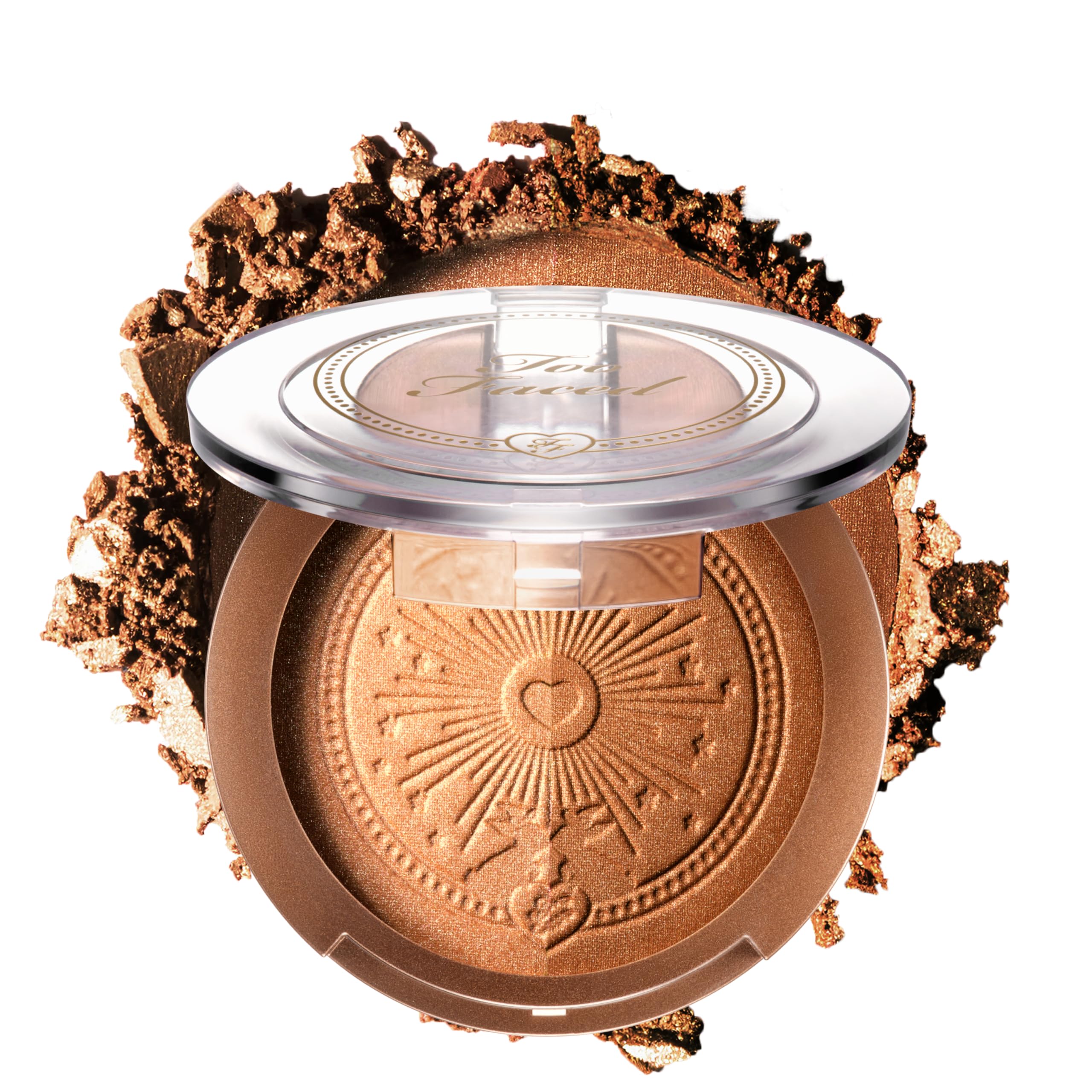 Photo 1 of Too Faced Sun Bunny Blushing Bronzer | Dual-Shade Sheer, Luminous Bronzer Blush with Pink Undertones to Mimic Natural Flush, Sun Bunny, 0.28 Ounce