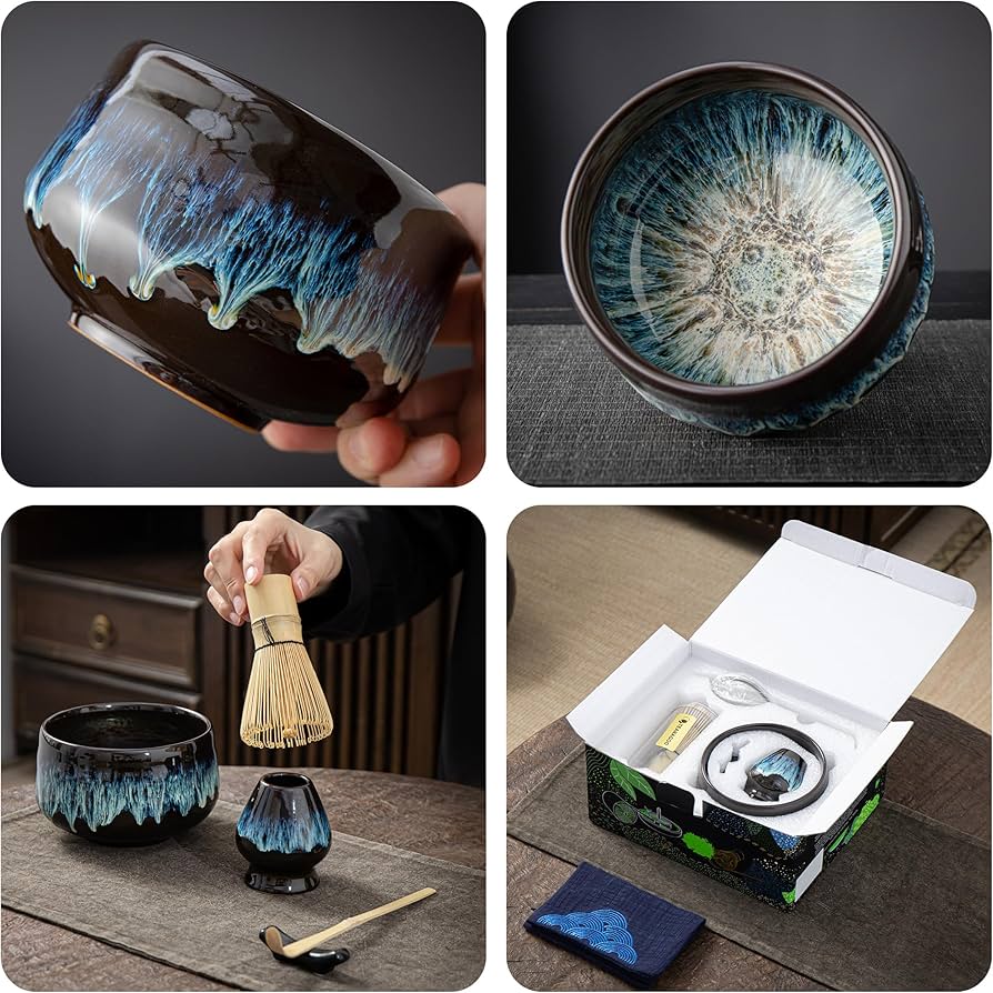 Amazon.com: TEANAGOO Matcha Whisk Set, 7 Pcs Matcha Set with