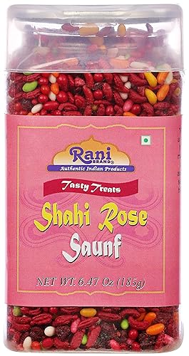 Miniatura 14 de Rani Mint Madrasi Saunf de 5.25 onzas (5.29 oz) sellado al vacío, parte superior fácil de abrir, recipiente resellable ~ Indian Tasty Treats