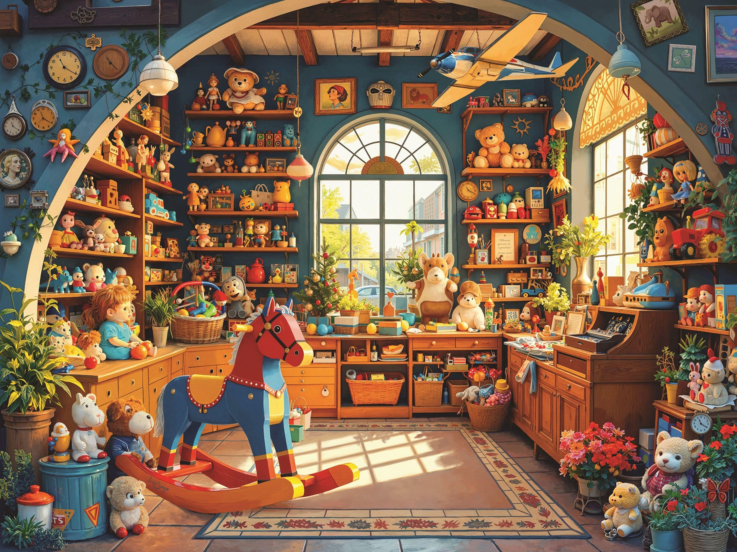 Springbok Toy Shop 1000 Piece Jigsaw Puzzle for Adults, Jigsaw