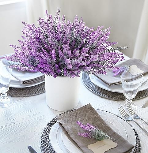 Vista 47 de Cattree - Arbustos artificiales, hierba de plástico, plantas artificiales para boda, interior, exterior, hogar, jardín, terraza, cocina, oficina