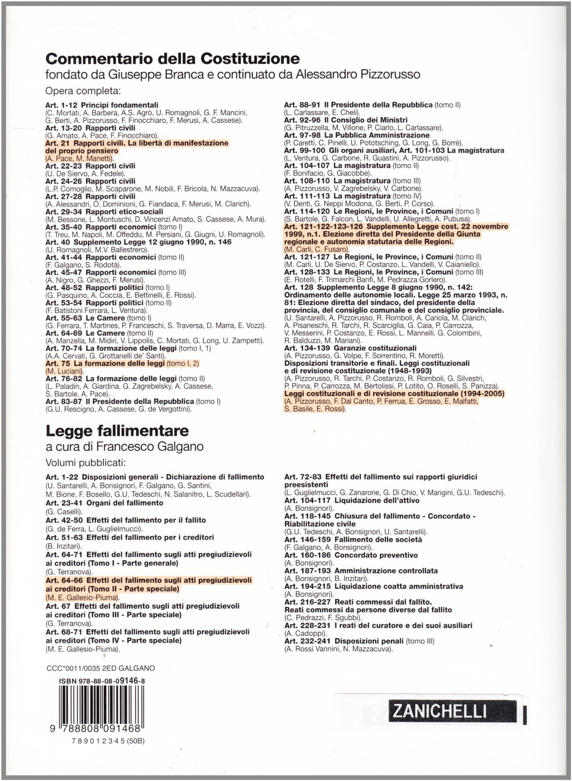 Commetario al Codice civile. Persone giuridiche (artt. 11-35 del Cod. Civ.)