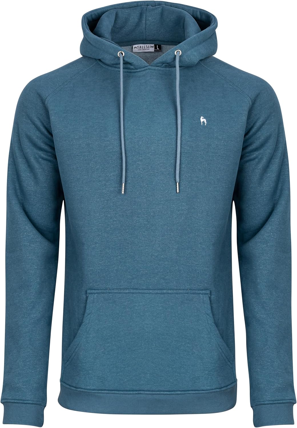 TallSlim Men's Midweight Pullover Hoodie | Soft Polycotton Blend, Extra Length, Preshrunk | Comfortable Fit for TallSlim Men