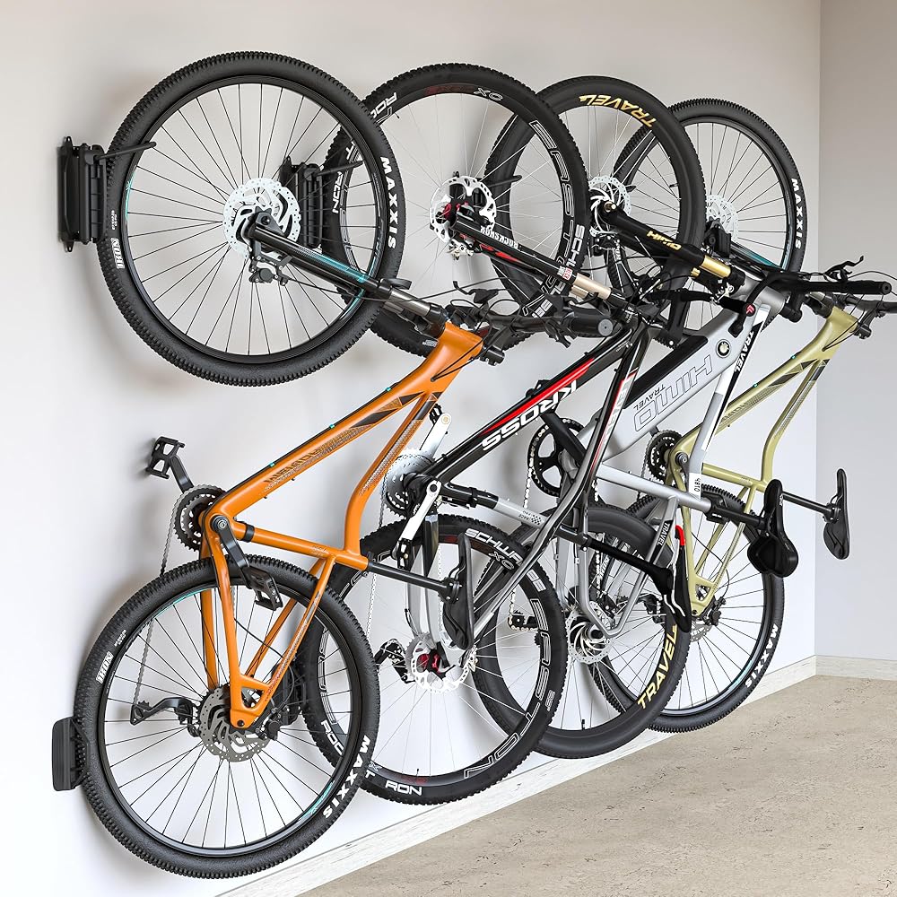 Bike Hanger HAVEDAWN Pack Bike Rack Garage Wall Mount, Swivel
