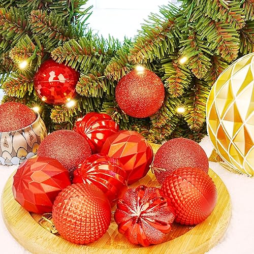 Miniatura 3 de Dohance Christmas Balls Ornaments for Xmas Christmas Tree, Xmas Ball Baubles Set - Shatterproof Decorative Hanging Ornaments Baubles Set for Xmas